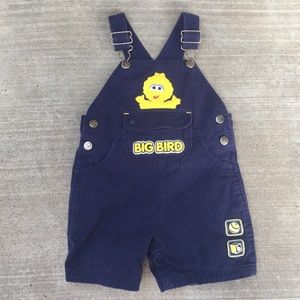 Sesame Street Brand, Big Bird overalls, 24 months